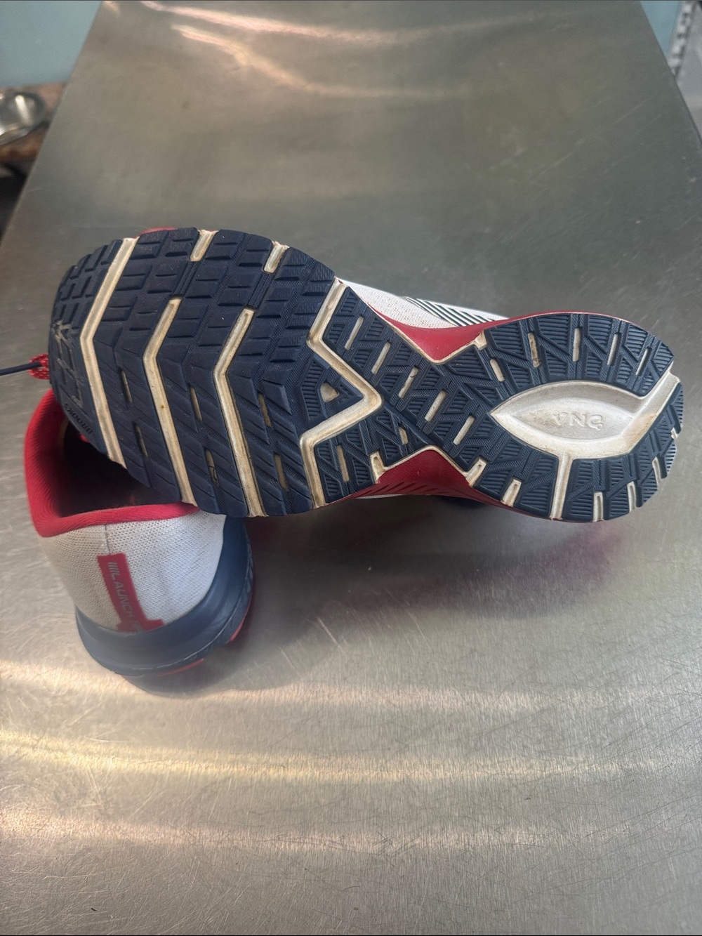 Brooks Women's Athletic Shoes - White, Red & Navy - Picture 3 of 4